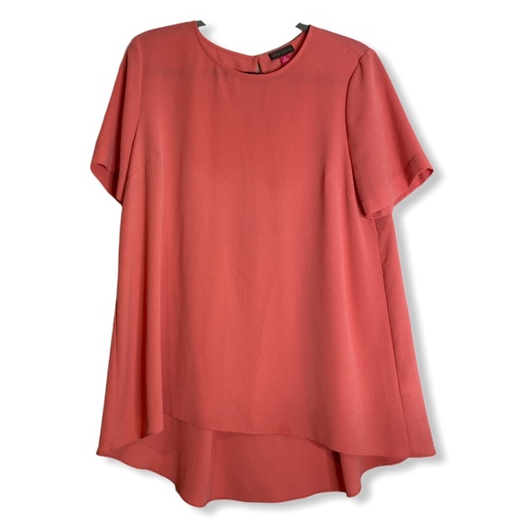 Vince Camuto Tops - Vince Cumuto High Low Pink Top Womens Tunic Medium